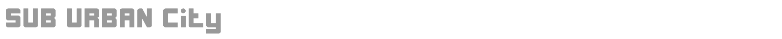 Sub Urban City font preview